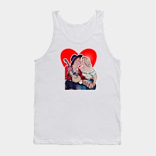 valentines day with heart in love Tank Top